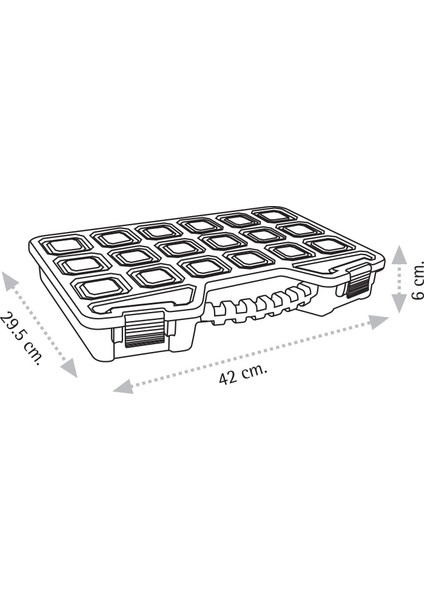 ASR-2035 Mega Organizer 18
