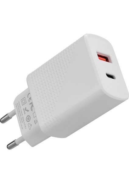 Swapp SW-C1130X Qc 3.0 Usc + 18W Pd Usb-C  Apple iPhone Uyumlu Hızlı Şarj Adaptör