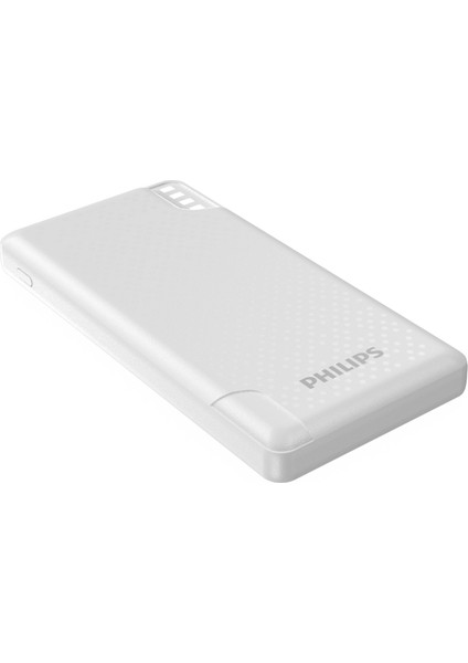 DLP2010NW/62 10.000 Mah 2 x 2.4A USB Çıkış - TypeC Giriş Powerbank Beyaz (TypeC çıkış yoktur)