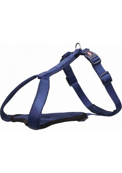 Köpek Premium Göğüs Tasması M 55-70cm 20mm Çivit Mavi