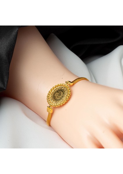 Balıksırtı Çeyrekli Dorissa Altın Bileklik fırsatları