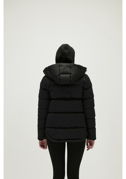 Kadın SİYAH Mont modelleri