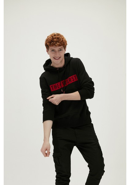 The Worst Hoodie Siyah