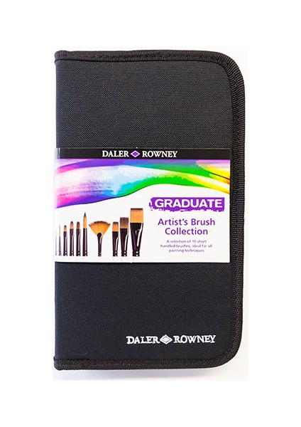 Dr Graduate Akrilik ve Yağlı Boya Fırçası 10'lu Çantalı 212500110 indirimleri