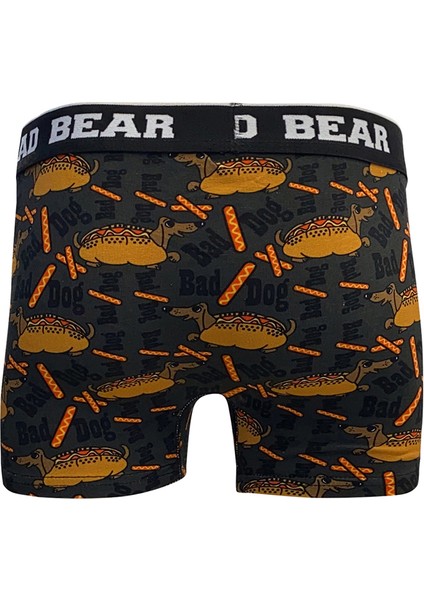 Bad Dog Erkek Desenli Boxer