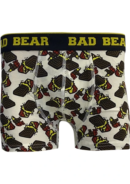 Bad Bear Erkek Kırık Beyaz Boxer Chocolate Boxer