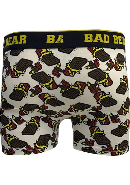 Chocolate Erkek Desenli Boxer