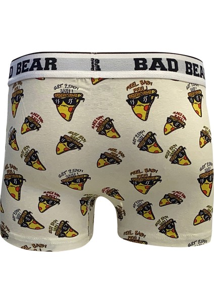 Pizza Erkek Desenli Boxer