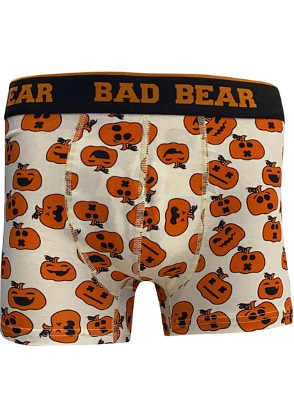 Pumpkın Koyu Beyaz Erkek Boxer