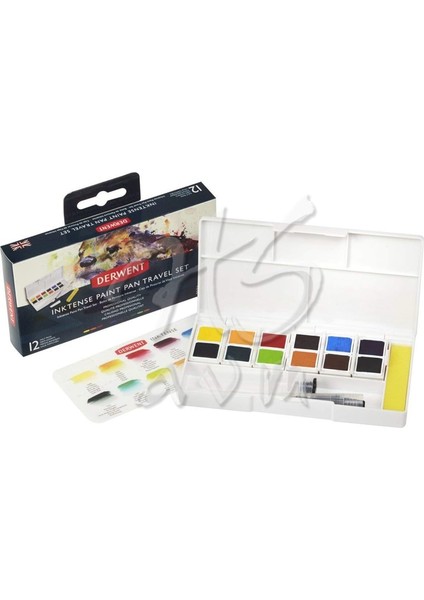 Inktense Sulu Boya Seyahat Seti Yarım Tablet 12'li fiyatları