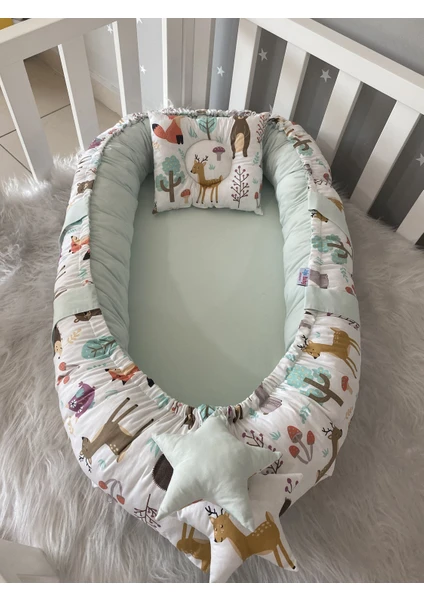 Jaju Baby Sevimli Orman Lüx Tasarım Babynest