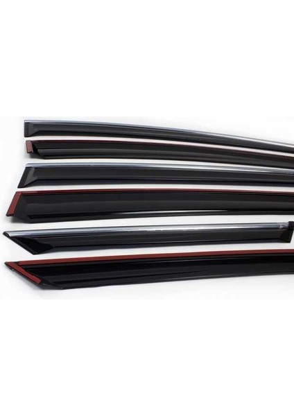 Ford Focus 3 Sedan Kromlu Cam Rüzgarlığı 4 Parça 2011-2017 Arası fiyatları