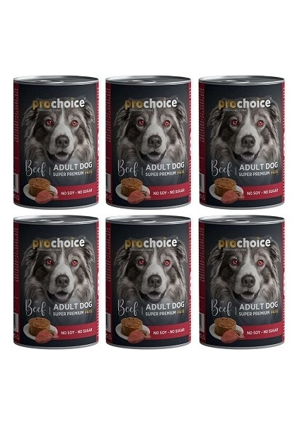 Adult Biftekli Yetişkin Köpek Konservesi 400 gr x 6
