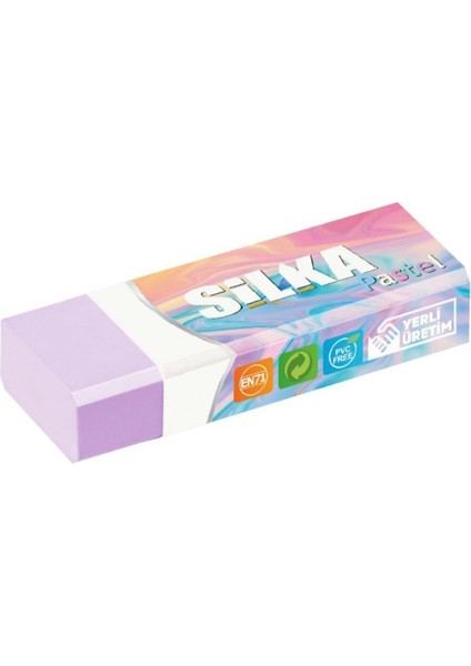 Pastel Renkli Silgi 5 Adet