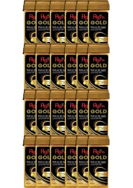 24 Adet Agiss Roll-On Gold 100 ml Sir Ağda