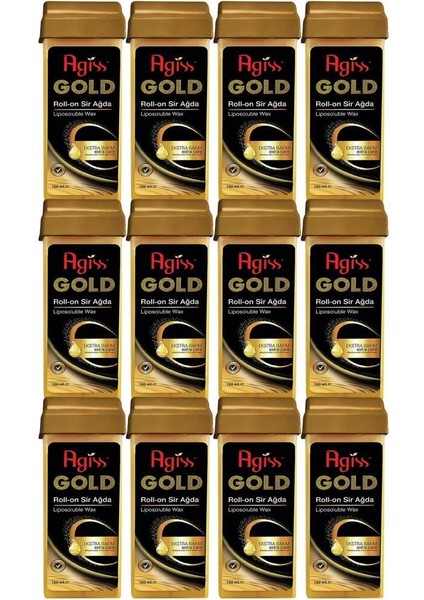 24 Adet Agiss Roll-On Gold 100 ml Sir Ağda