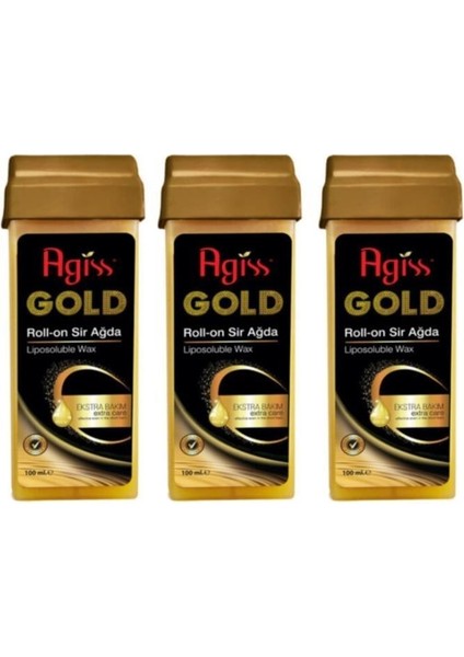 24 Adet Agiss Roll-On Gold 100 ml Sir Ağda