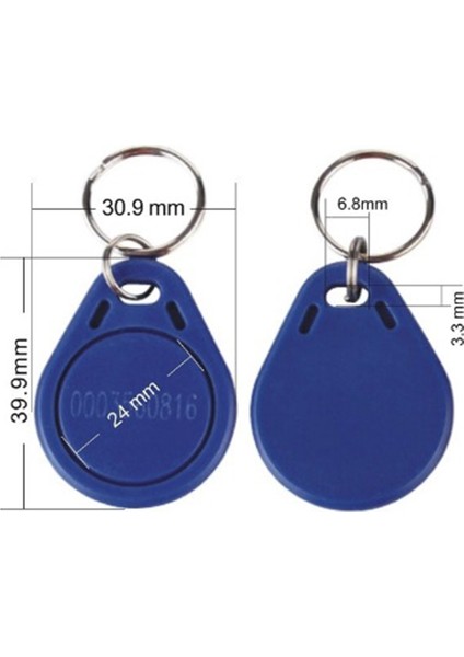 Proximity 125KHZ Anahtarlık - BG0206 modelleri