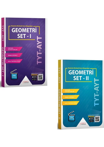 TYT AYT Geometri Modüler Set 1 - 2 Seti Yeni 2021