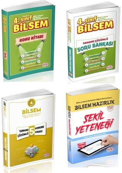 4. Sınıf Bilsem Soru Deneme Şekil Yeteneği Seti