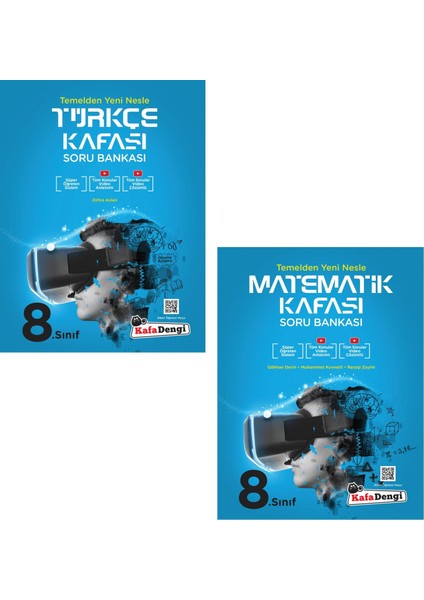 8.Sınıf LGS Türkçe Matematik Kafası Soru Bankası Seti Yeni 2021