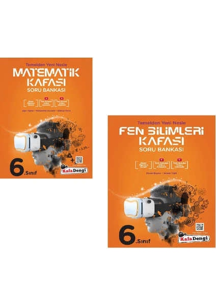 Kafa Dengi Yayınları 6.Sınıf Türkçe Matematik Kafası Soru Bankası Seti Yeni 2021