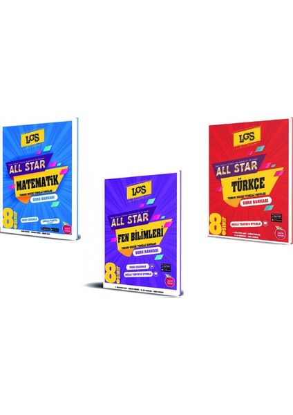 8. Sınıf Fen Bilimleri Türkçe Matematik All Star Soru Seti Yeni 2021