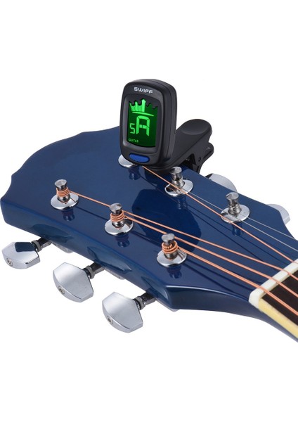 mini Clip-Tuner LCD Ekran Için Çok Fonksiyonlu Dijital (Yurt Dışından)