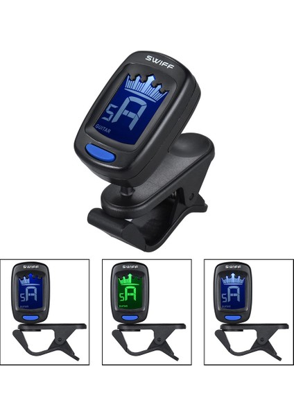 mini Clip-Tuner LCD Ekran Için Çok Fonksiyonlu Dijital (Yurt Dışından)