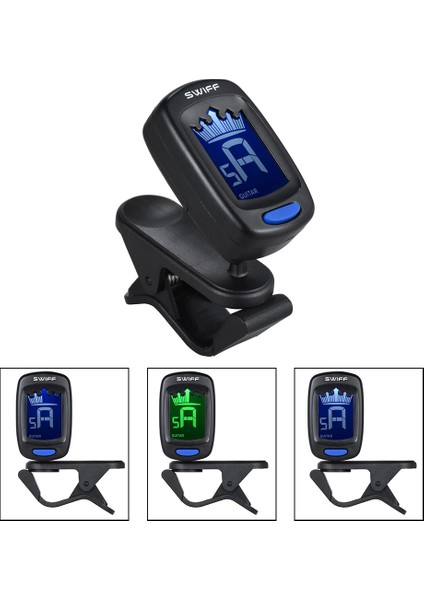 mini Clip-Tuner LCD Ekran Için Çok Fonksiyonlu Dijital (Yurt Dışından)