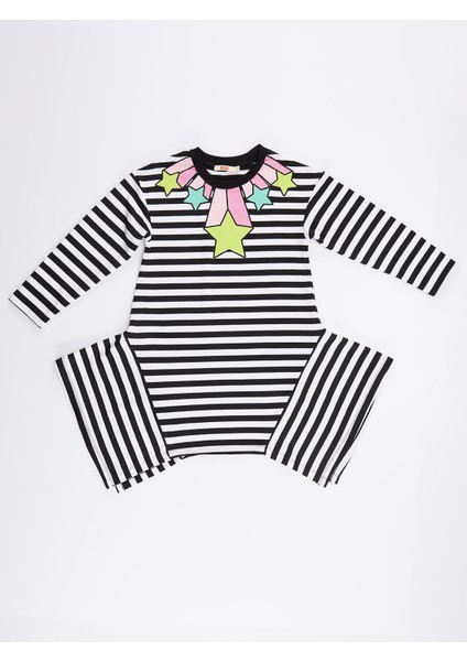 Stars Stripe Kız Çocuk Elbise modelleri