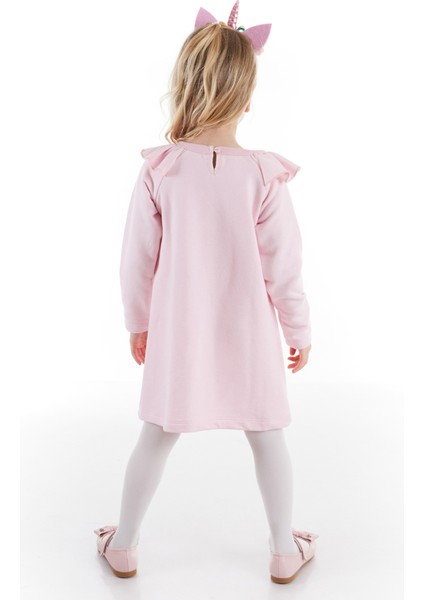 Kız Çocuk Elbisesi Pembe Renk Günlük Kullanım için Rahat ve Şık Tasarım fiyatları