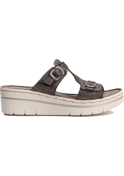 Kifidis SIB216703 Kifidis-Natura Kadın Anatomik Deri Terlik 36-41