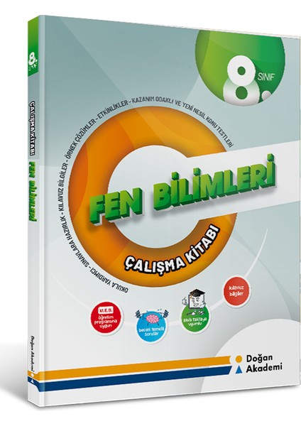 8. Sınıf Fen Bilimleri Çalışma Kitabı