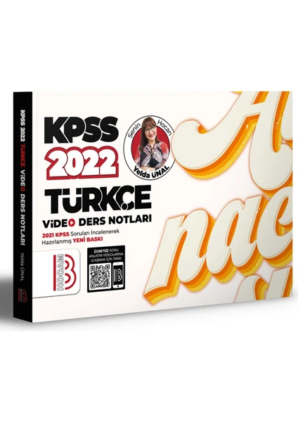 Benim Hocam Yayınları KPSS 2022 Türkçe Video Ders Notları