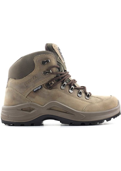 Su Geçirmez Deri Kum Rengi Erkek Bot M1219CKU