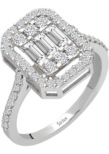 F Renk 0,90 Karat Baget Pırlanta Yüzük 0441R0044 fiyatları