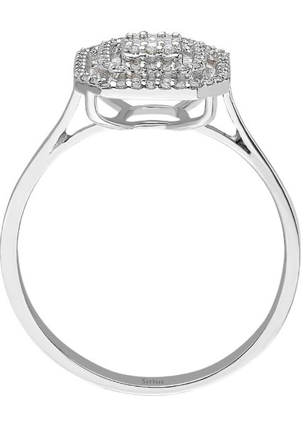 F Renk 0,25 Karat Baget Pırlanta Yüzük 0441R0045 modelleri