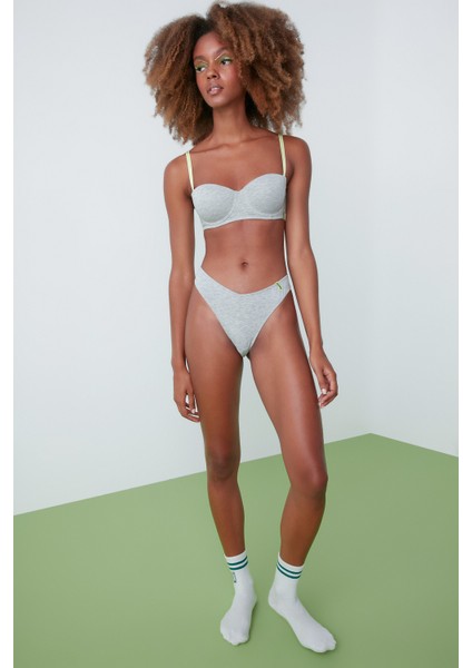 Gri-Melanj BU4U Stardoll Sütyen