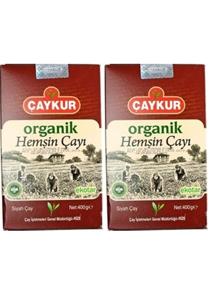 Organik Çay Hemşin 2 x 400 gr