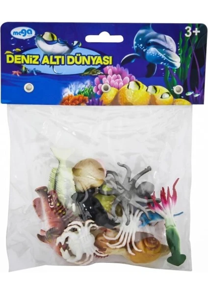 Mega Oyuncak Poşetli Hayvan Denizaltı Dünyası 2