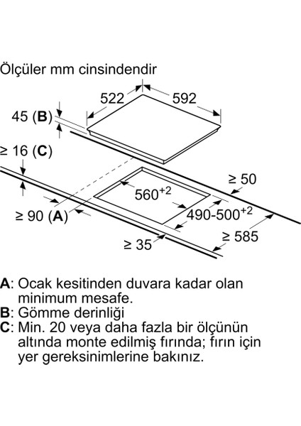 PKF652BB1E Elektrikli Beyaz Ocak 60 cm