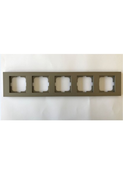 Çağatayelektrik Ovivo Grano Antrasit Beşli Çerçeve(12 Adet)