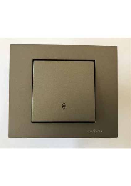 Çağatayelektrik Ovivo Grano Antrasit Vavien Mekanizma+Çerçeve