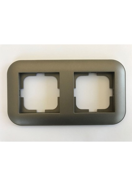 Çağatayelektrik Ovivo Loft Antrasit Ikili Çerçeve(12 Adet)