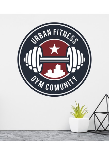 Urban Fitness Dekoratif Duvar Sticker