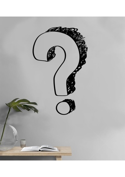 Soru Işareti Sembol Dekoratif Duvar Sticker