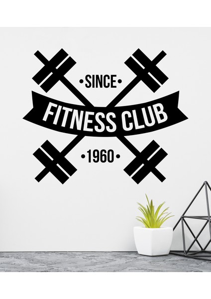 Since Fitness Clup Dekoratif Duvar Sticker