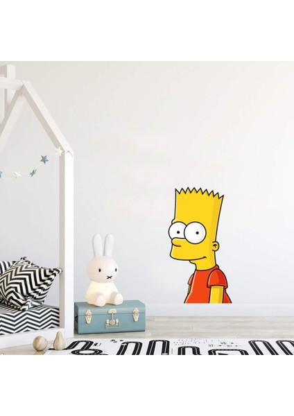 Simpsons Portre Çocuk Odası Dekoratif Duvar Sticker