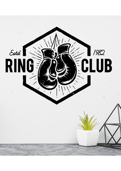 Ring Club Dekoratif Duvar Sticker